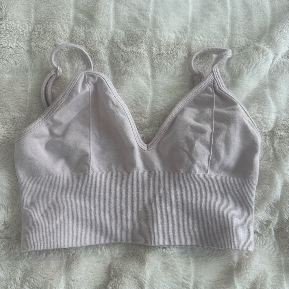 Light Pink Alo Sports Bra